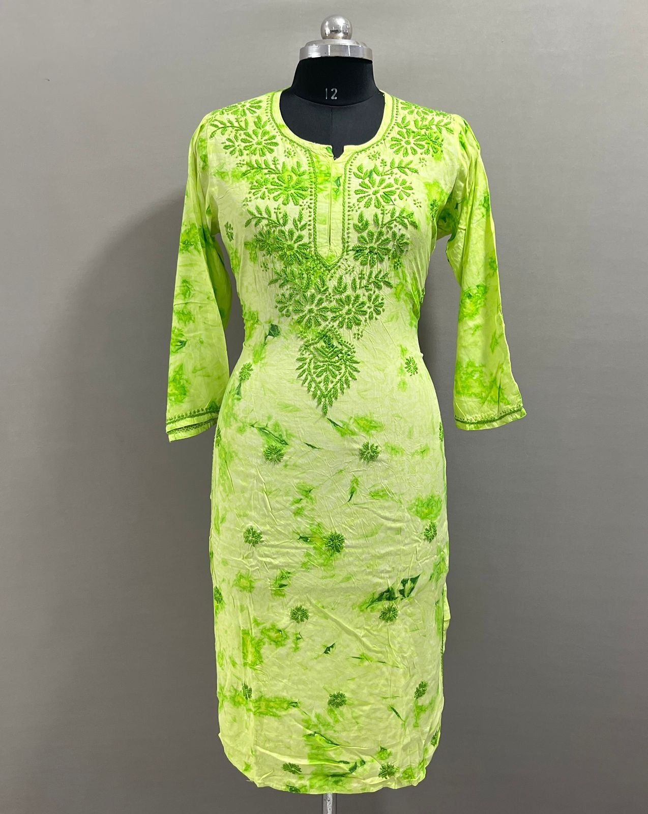 Sabz-e-Nazakat — Printed Elegance with Ghas Patti