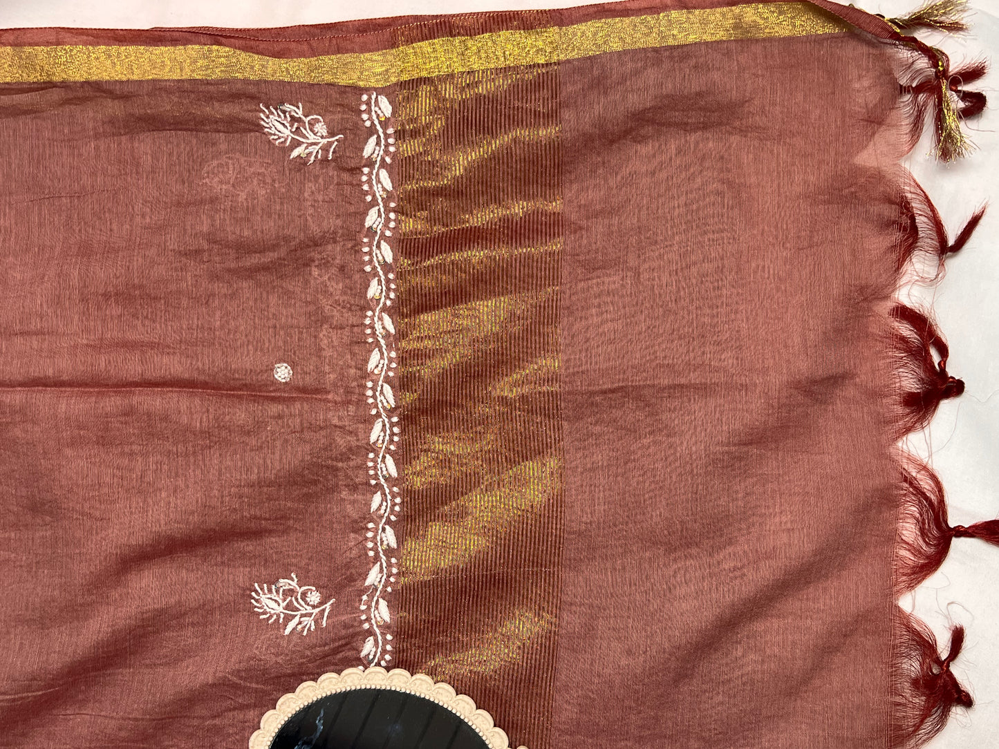 Raqs-e-Gurmah: Rustic Mal Set with Cut Dana & Pearl Elegance