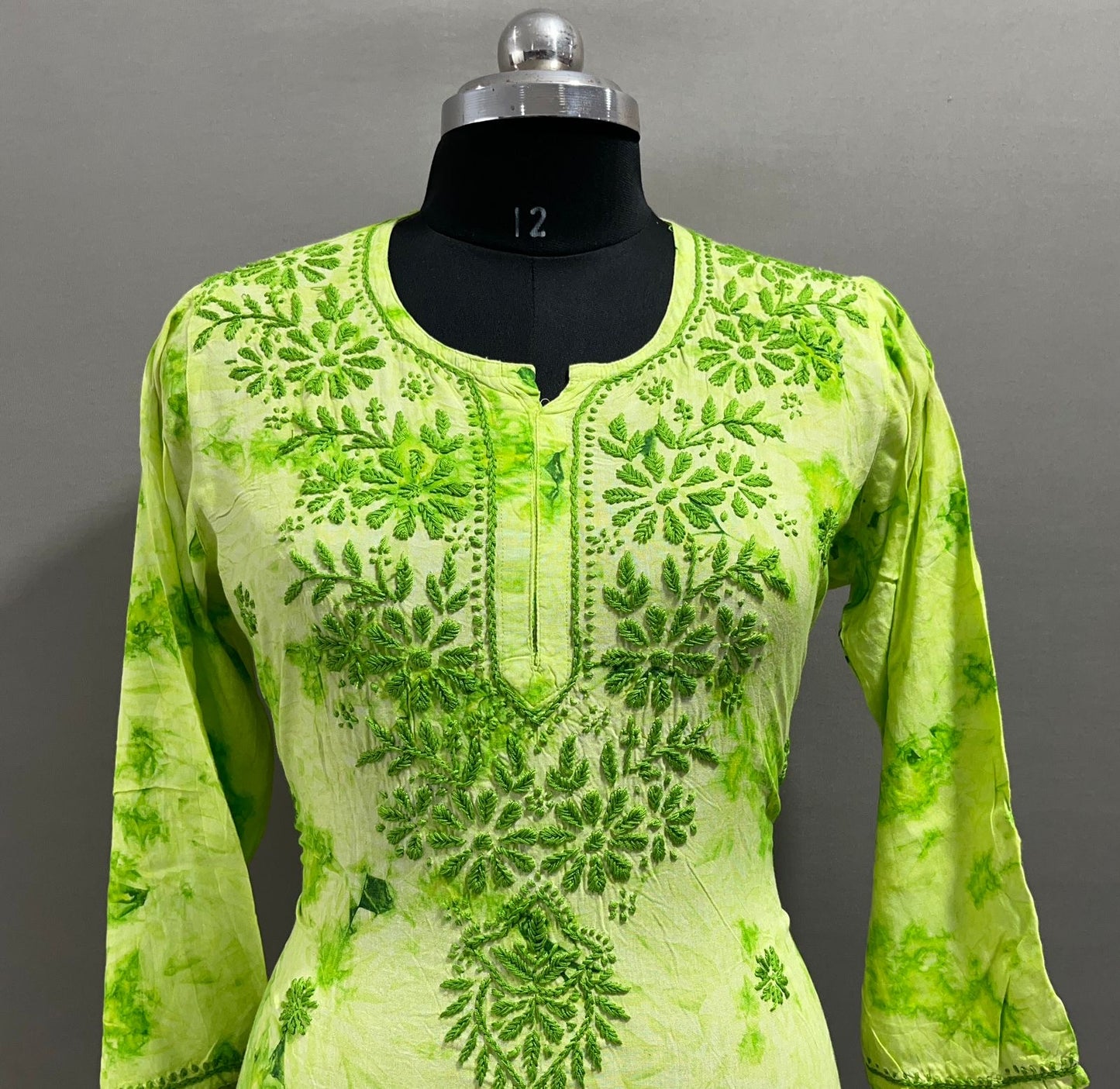 Sabz-e-Nazakat — Printed Elegance with Ghas Patti
