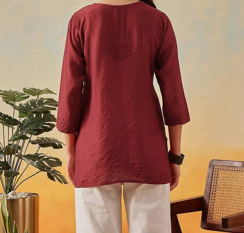 Raqs-e-Rust – A Chanderi Elegance